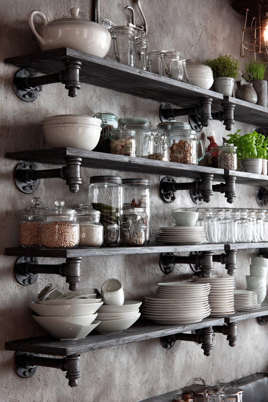 Open Metal Shelving