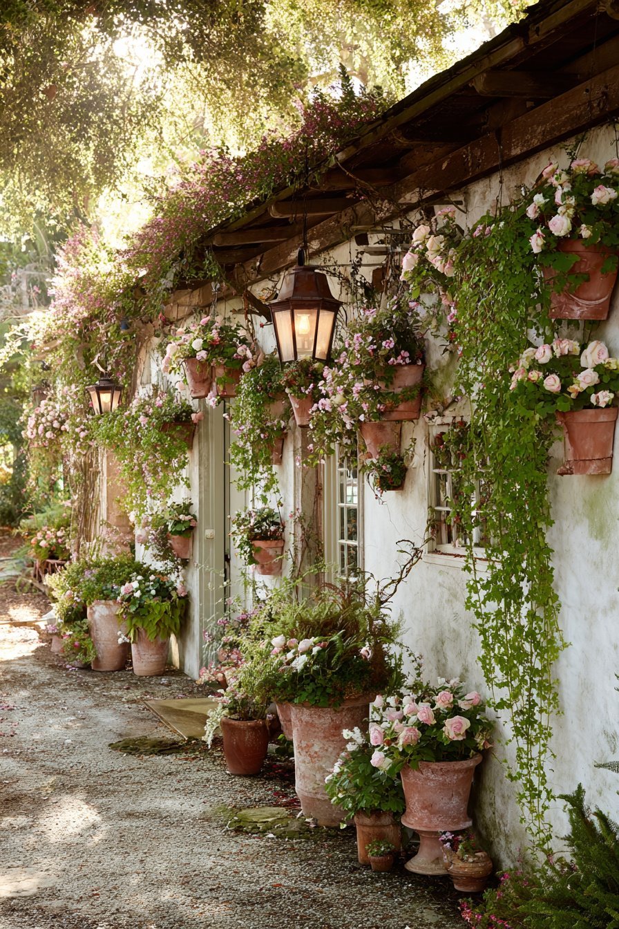 Embrace Vertical Gardening and Wall Features