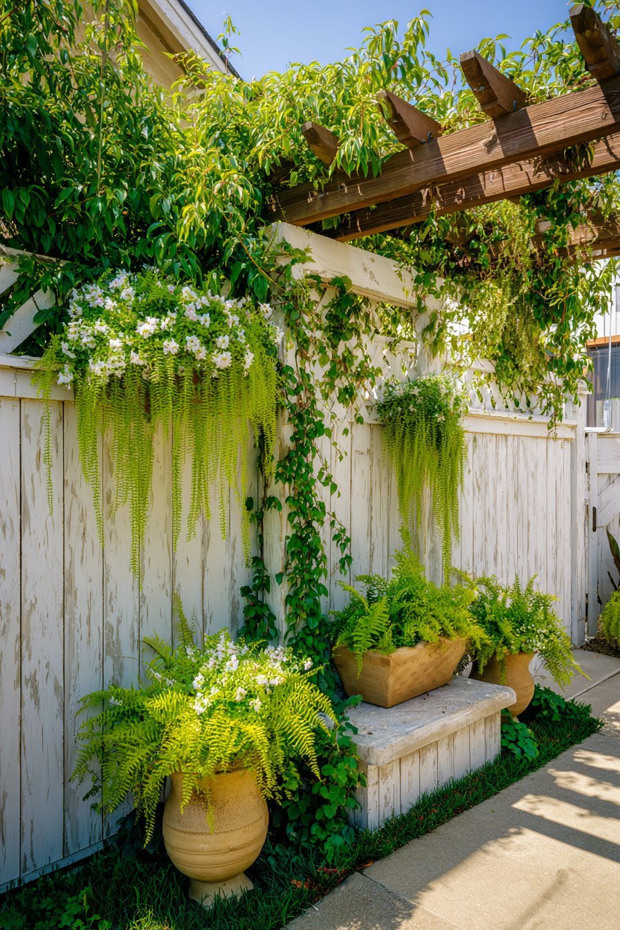 Embrace Vertical Gardening and Wall Features
