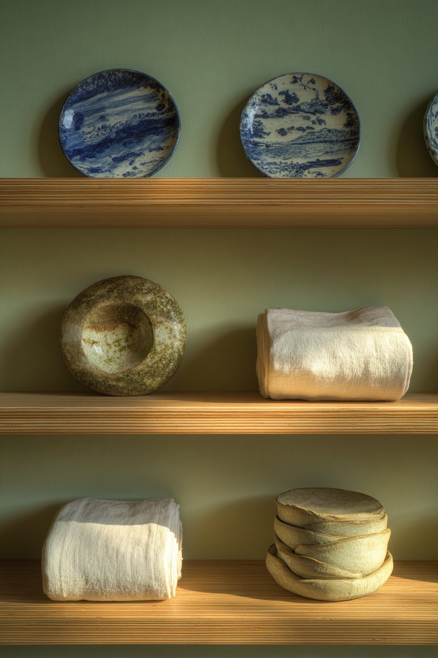 A Gallery of Vintage Plates or Ceramic Wall Art