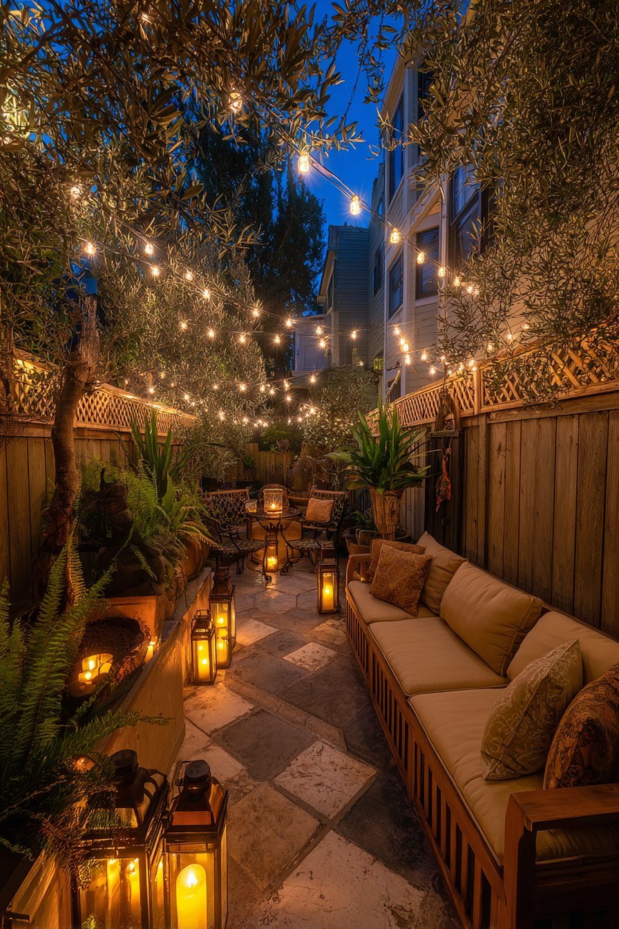 Incorporate String Lights and Ambient Lighting