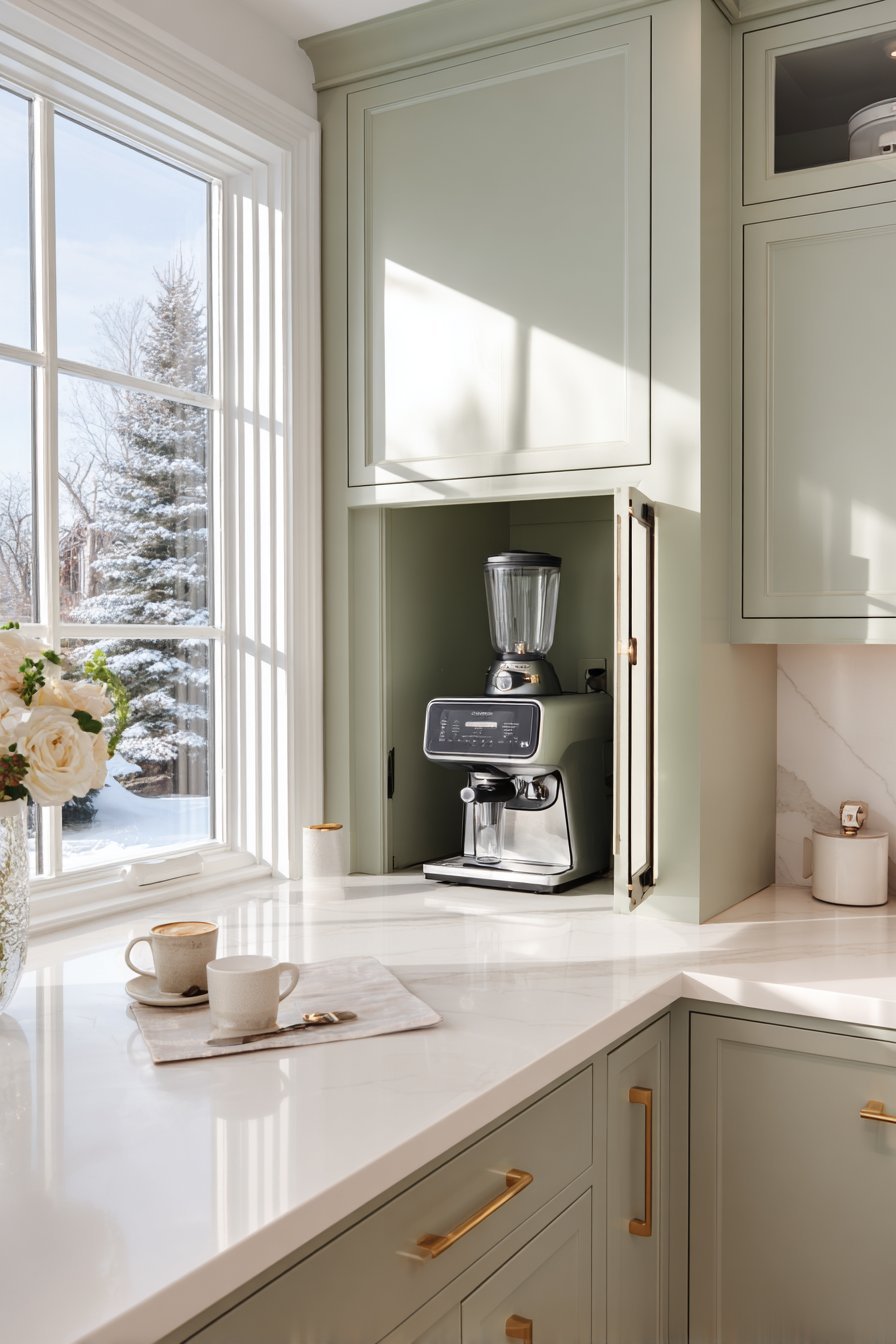 Embrace Hidden Appliance Storage