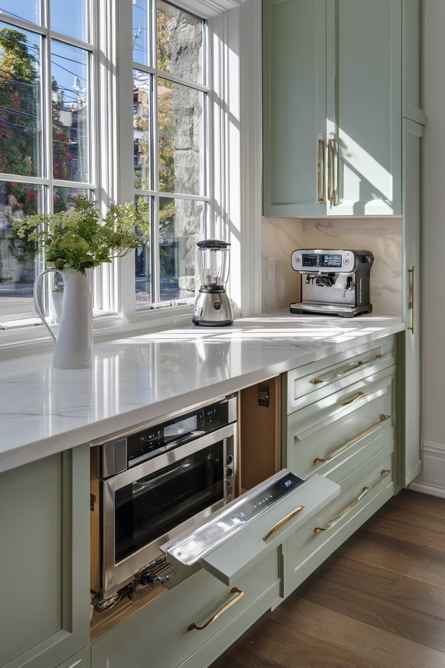 Embrace Hidden Appliance Storage