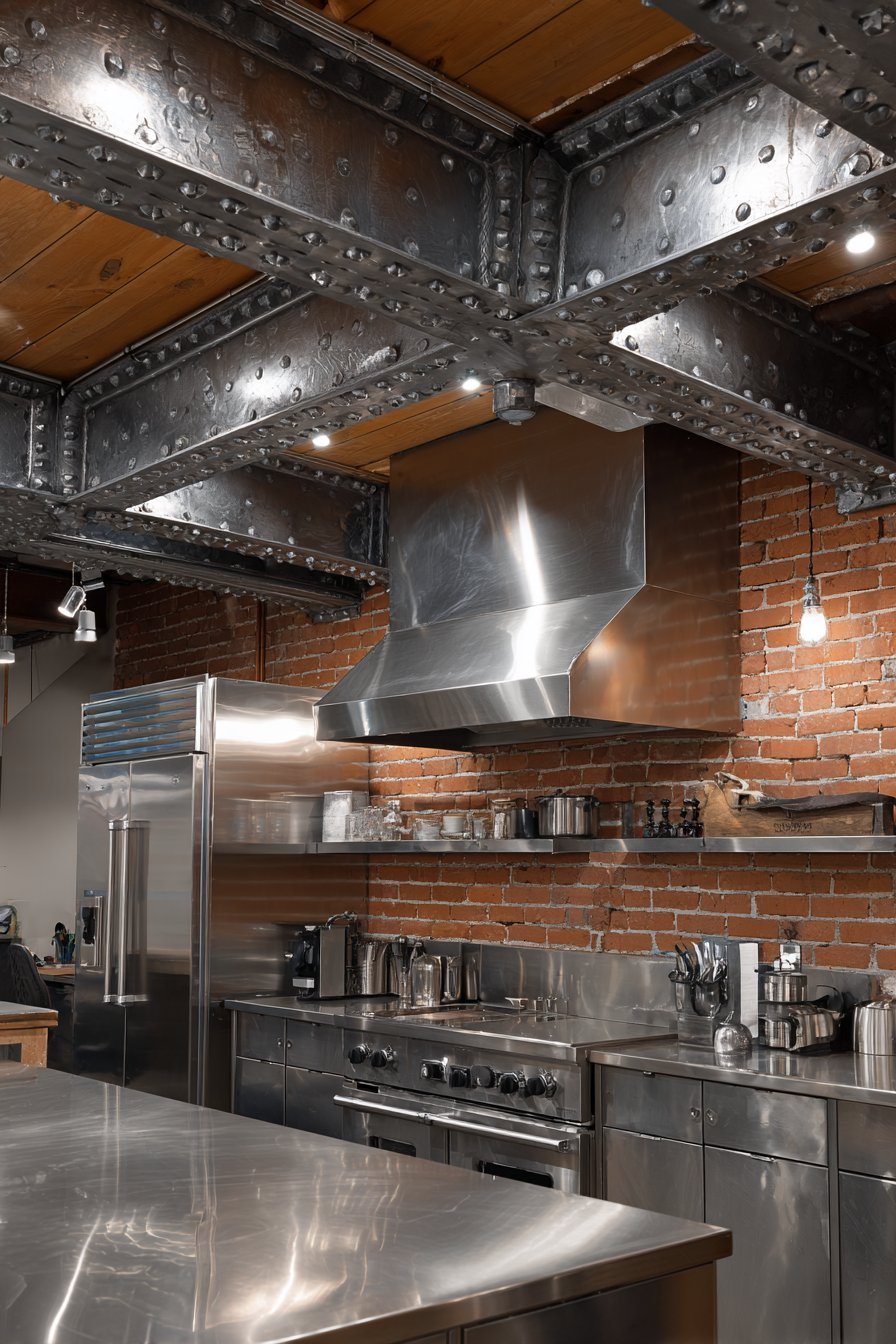 Stainless Steel Appliances and Fixtures