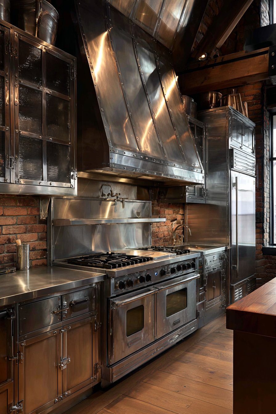 Stainless Steel Appliances and Fixtures
