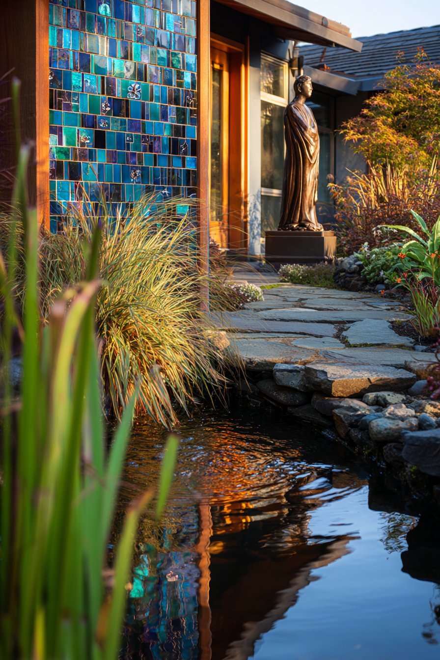 A Custom Mosaic Wall or Outdoor Art Installation