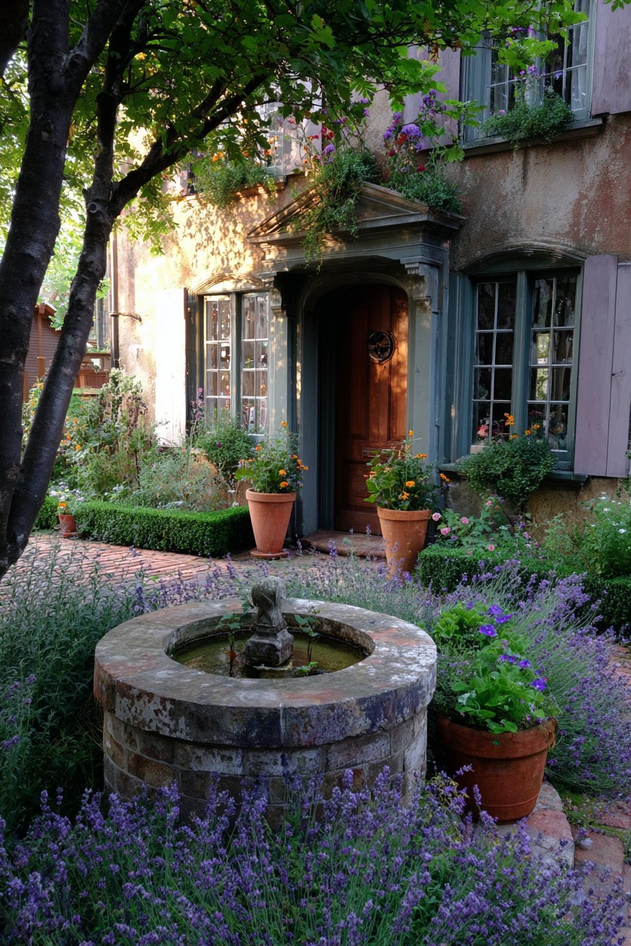 A Kitchen Herb Garden or Potager
