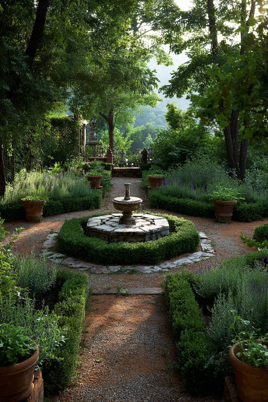 A Kitchen Herb Garden or Potager