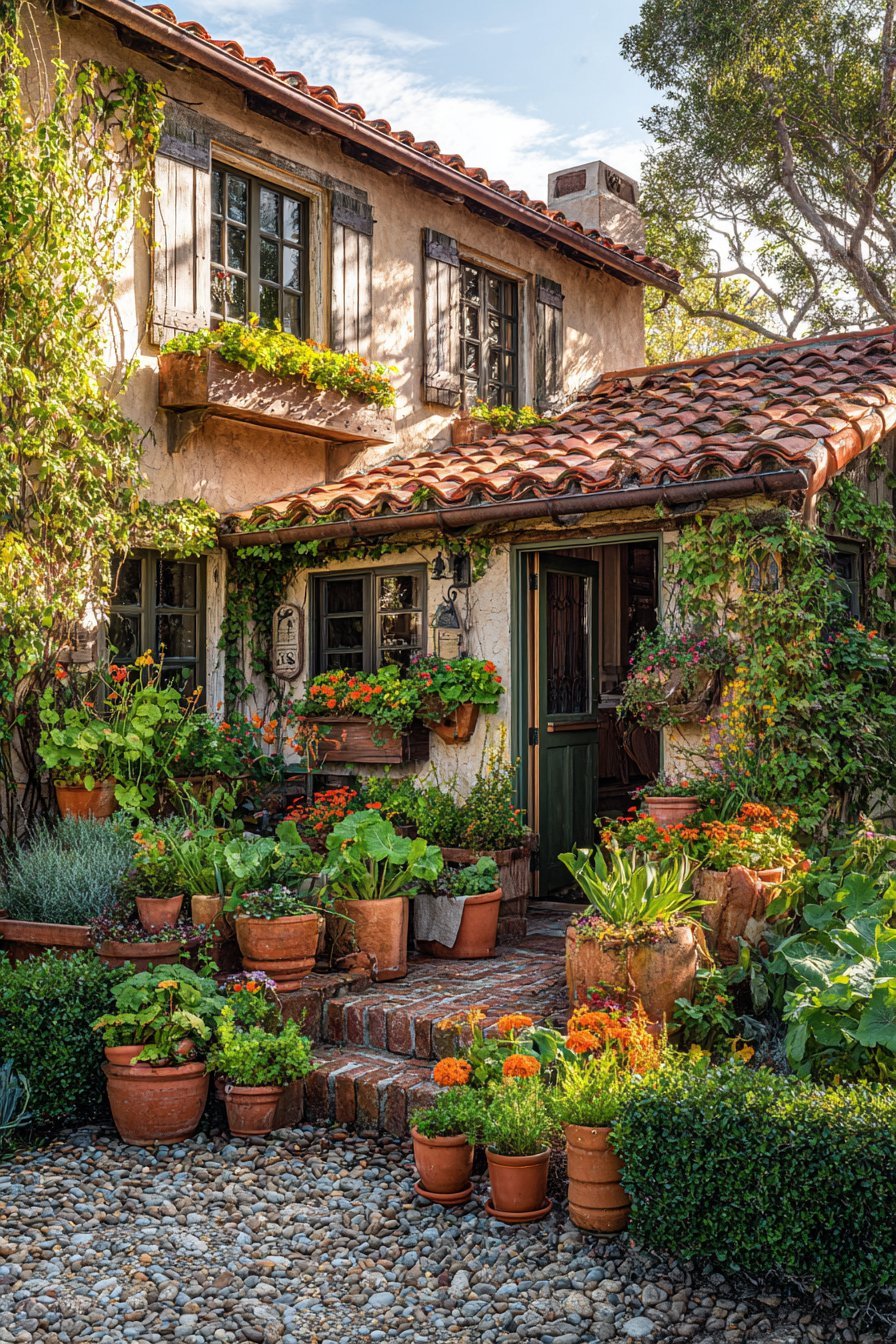 A Kitchen Herb Garden or Potager