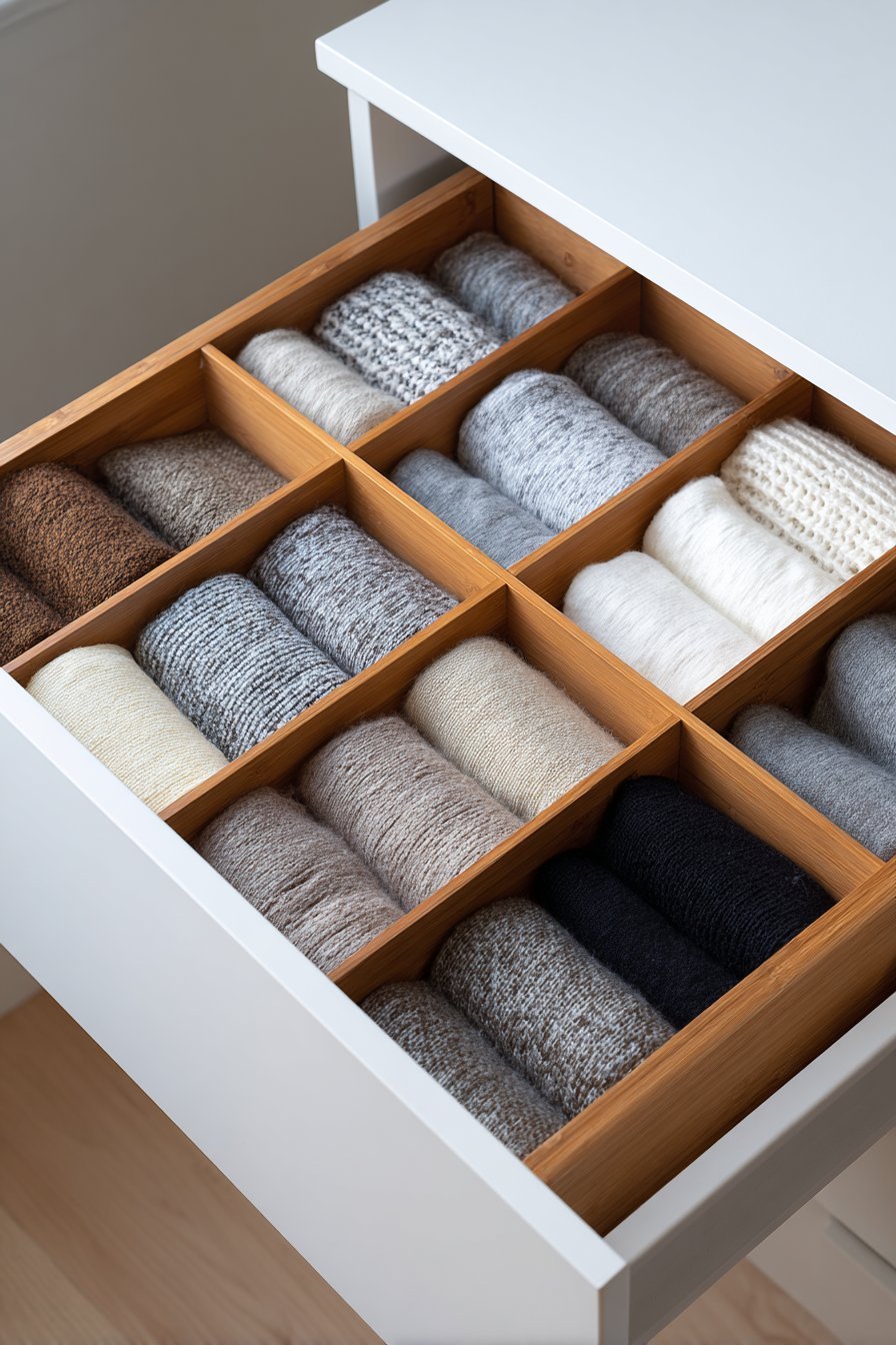 Drawer Dividers Eliminate Clothing Chaos