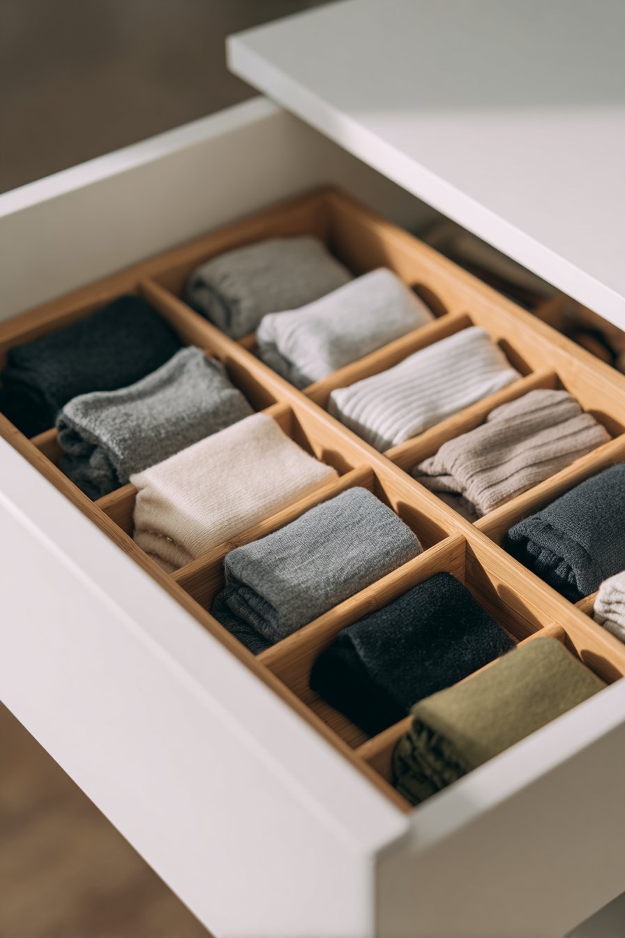 Drawer Dividers Eliminate Clothing Chaos