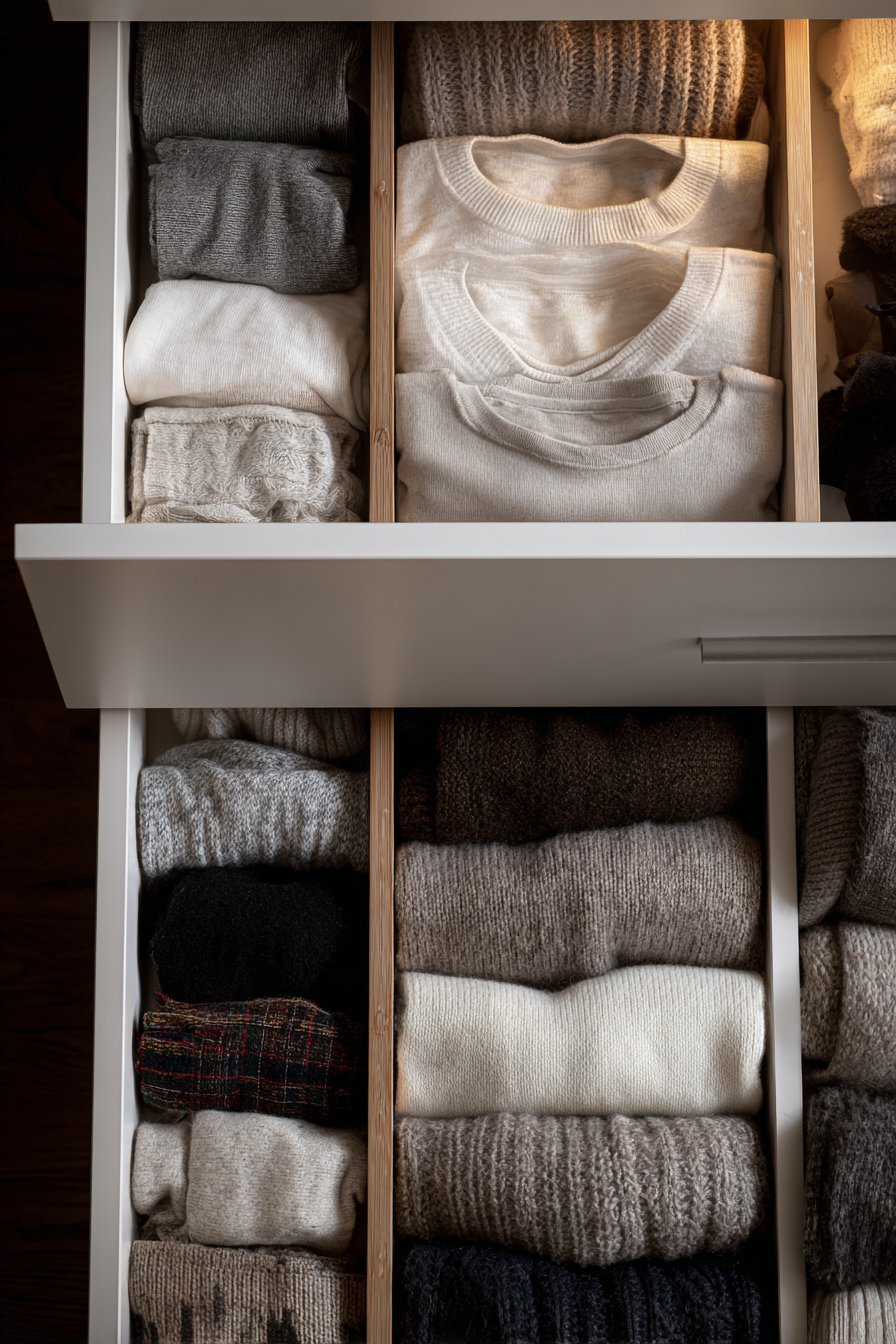 Drawer Dividers Eliminate Clothing Chaos