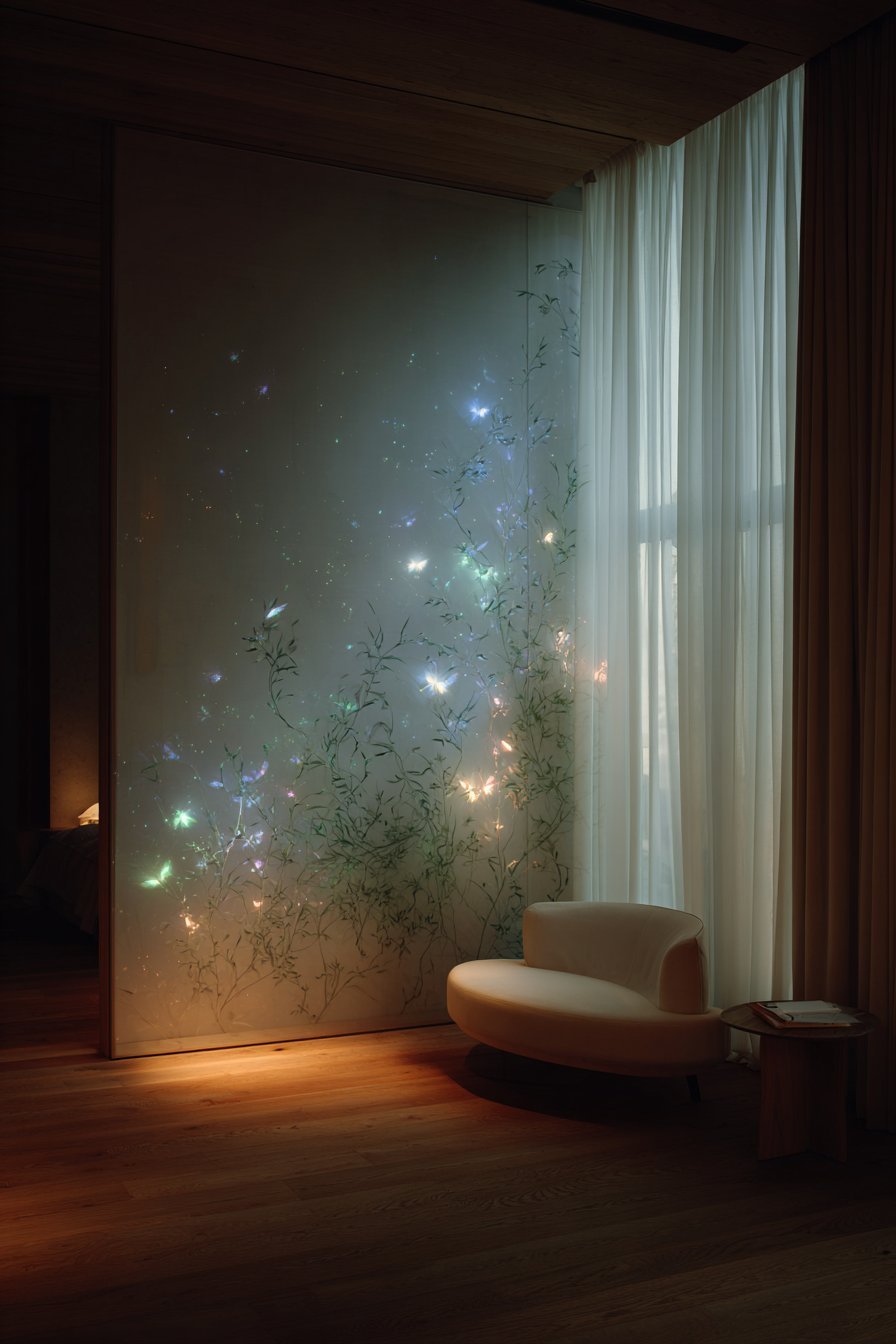 Smart Wallpaper with Embedded Technology