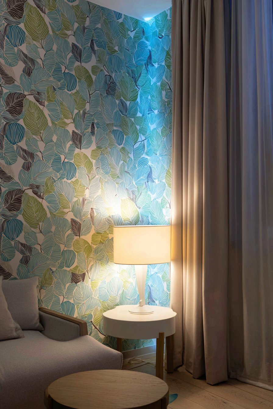 Smart Wallpaper with Embedded Technology