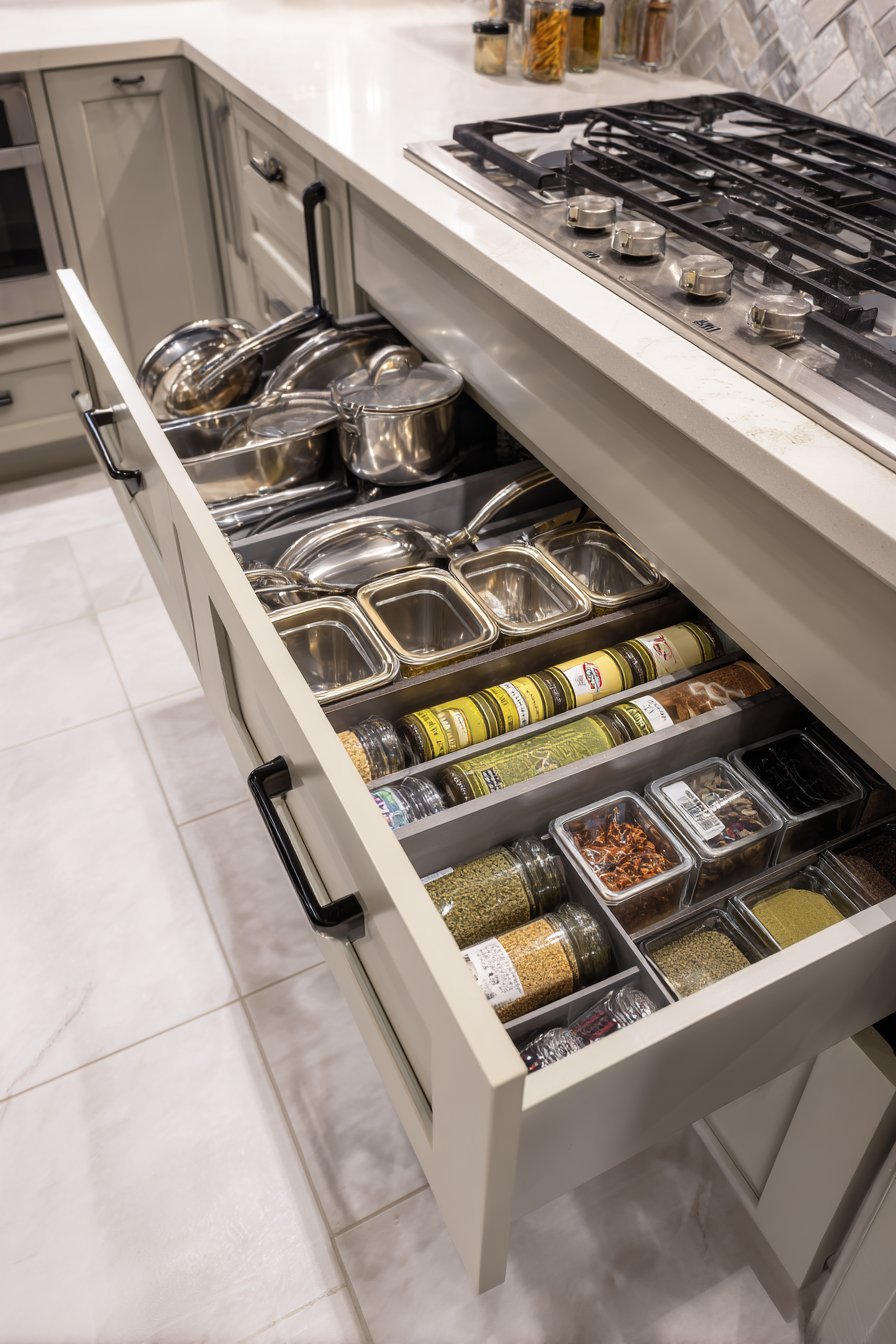 Design for Seamless Organization and Hidden Storage