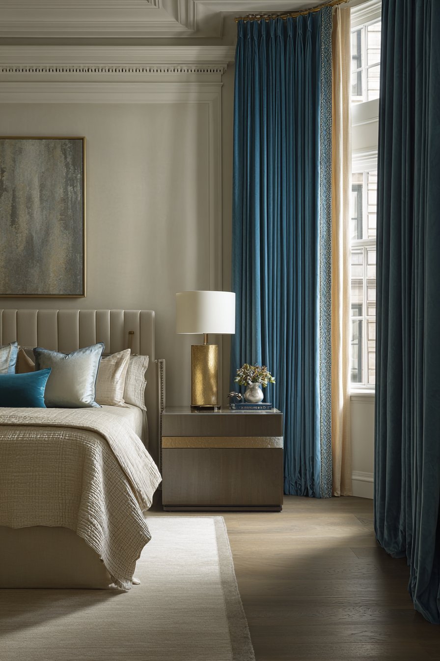 Colorful Window Treatments and Drapery