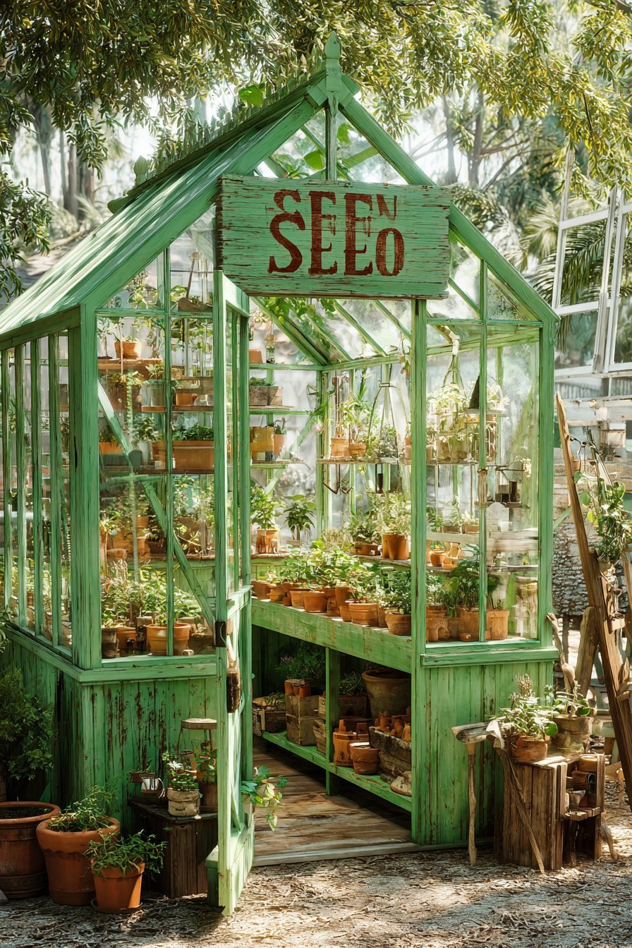 A Greenhouse, Potting Shed, or Garden Studio