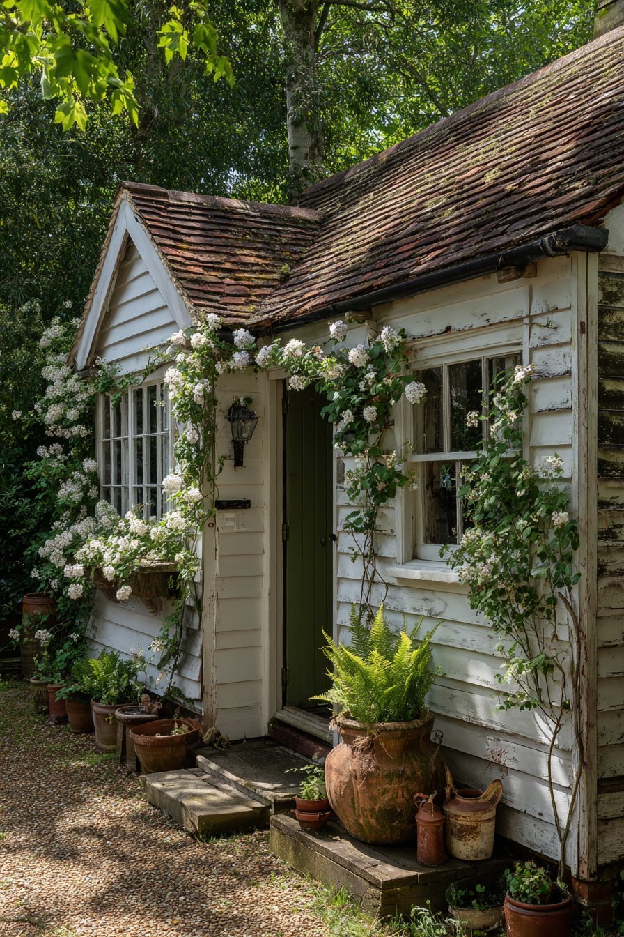 Charming Garden Structures and Vintage Accessories