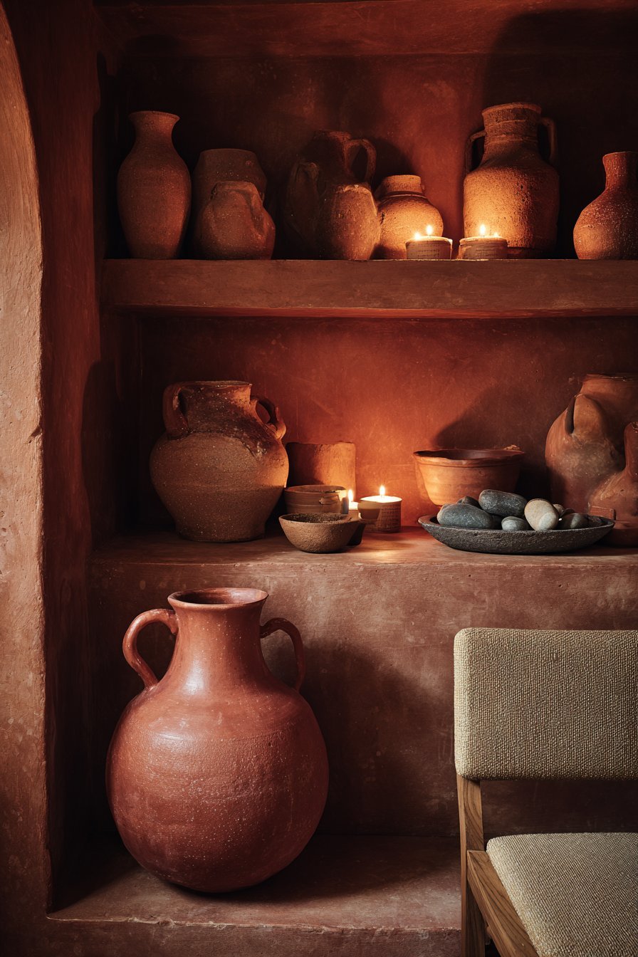 Incorporate Natural Stone and Ceramic Accents