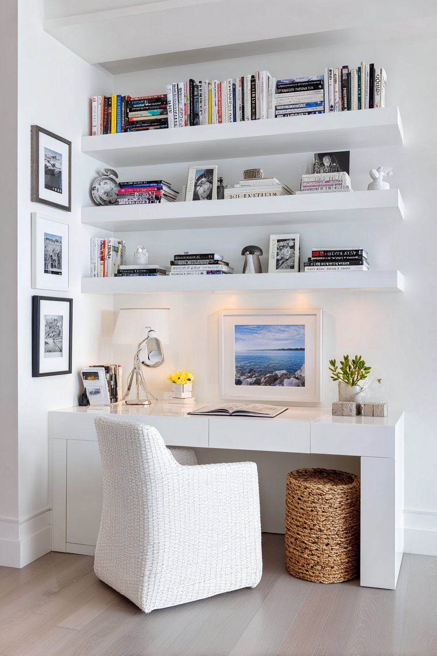  Floating Shelves Display While Organizing