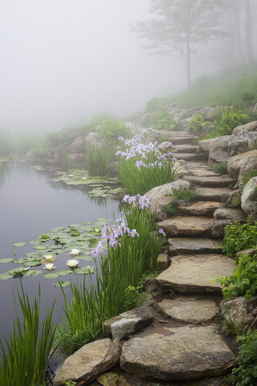 A Water Garden, Naturalistic Pond, or Rill