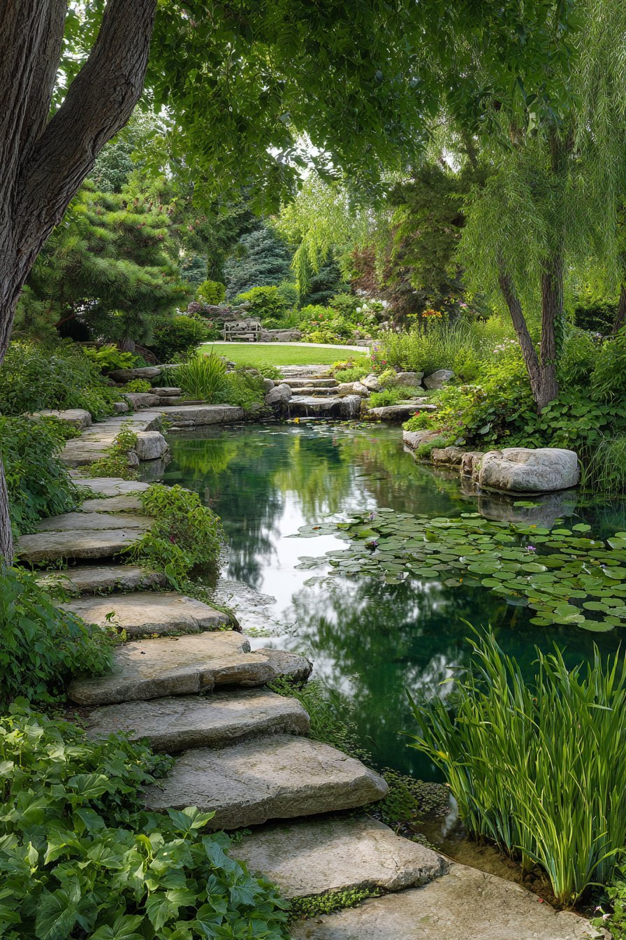 A Water Garden, Naturalistic Pond, or Rill