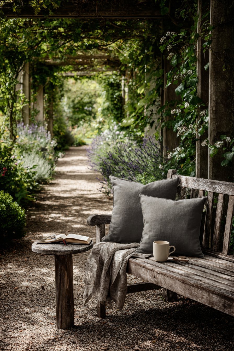 A Tucked-Away Garden Seat or Secret Nook
