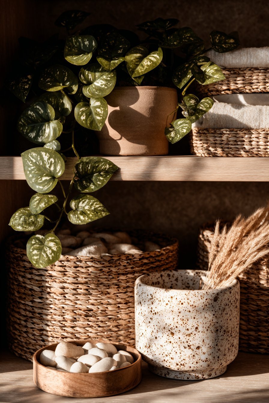 Style with Plants and Natural Elements for Organic Luxury