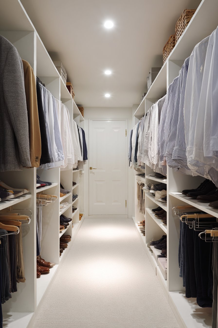 Closet Rod Doubling Expands Hanging Space