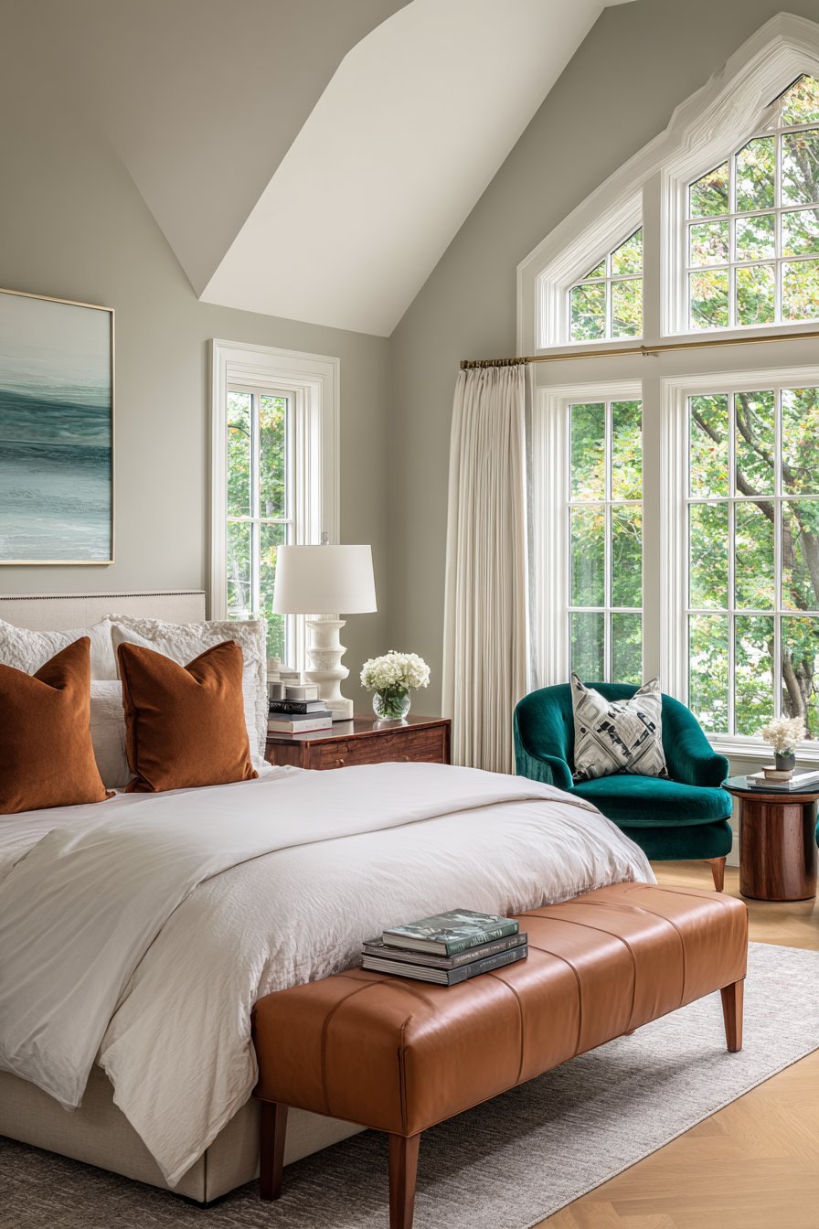 Upholstered Furniture in Bold Hues