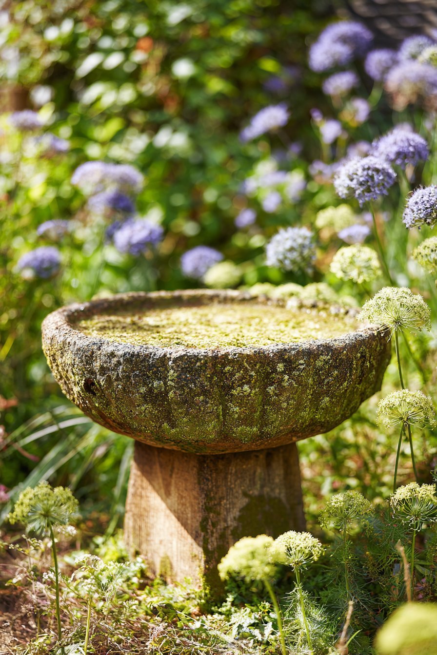 A Birdbath, Bee Garden, and Wildlife Sanctuary