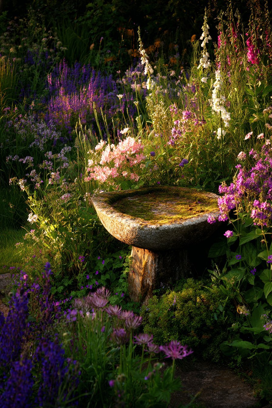 A Birdbath, Bee Garden, and Wildlife Sanctuary