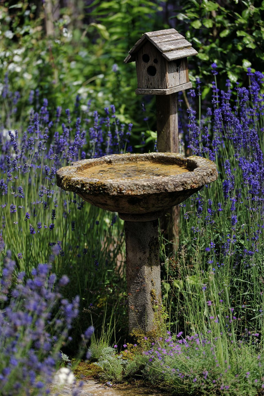A Birdbath, Bee Garden, and Wildlife Sanctuary