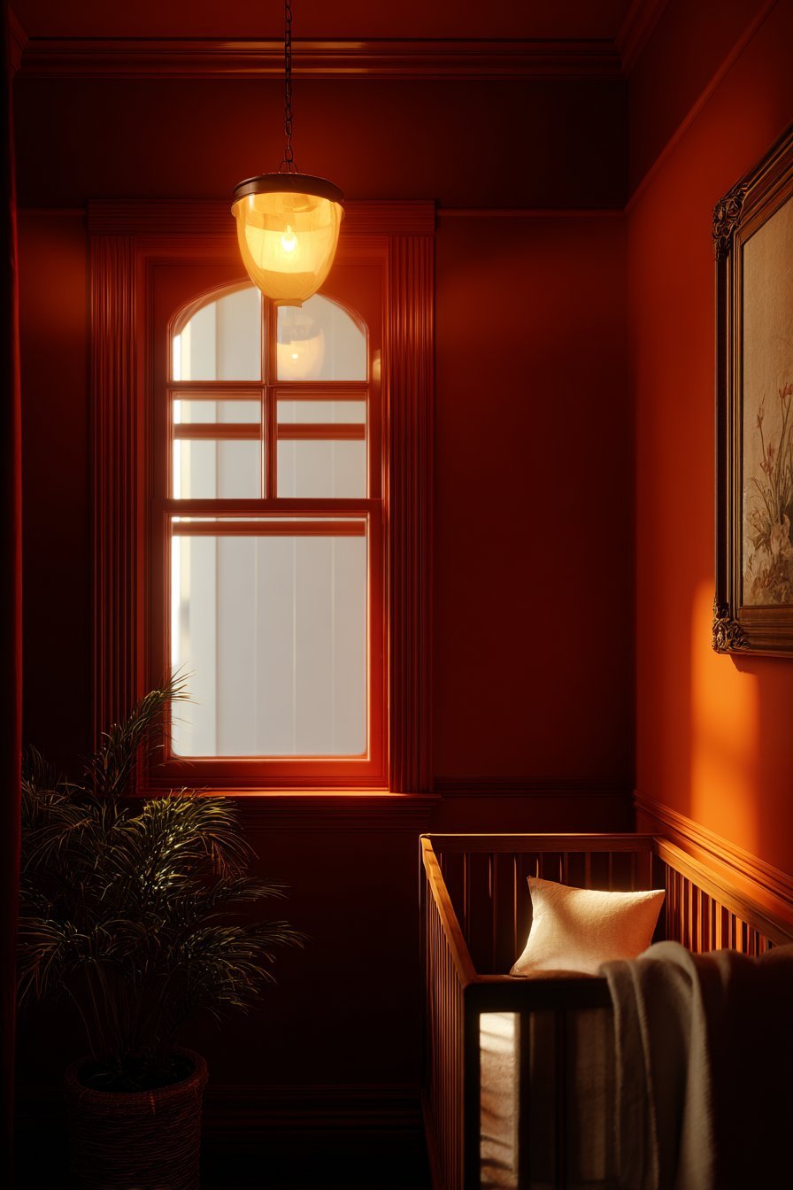 A Bold Paint Treatment or Color Drenching Effect