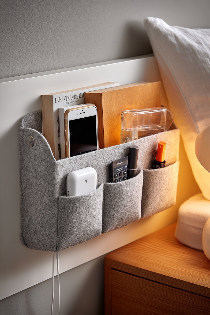  Bedside Caddy Organizes Nighttime Essentials