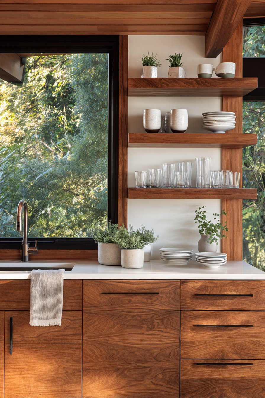 Incorporate Open Shelving Strategically