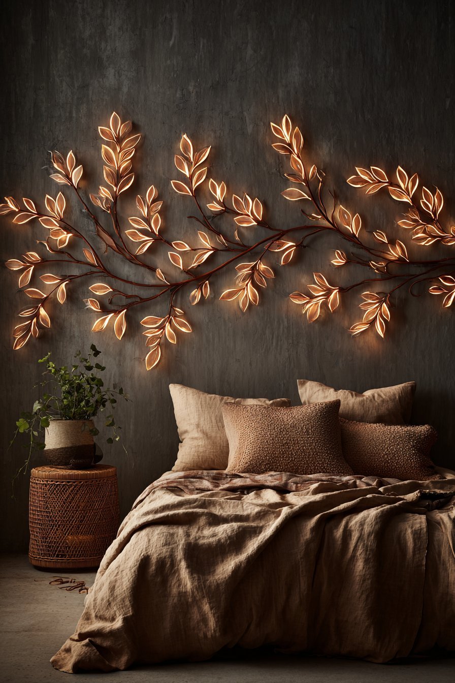 Illuminated Neon and LED Wall Installations