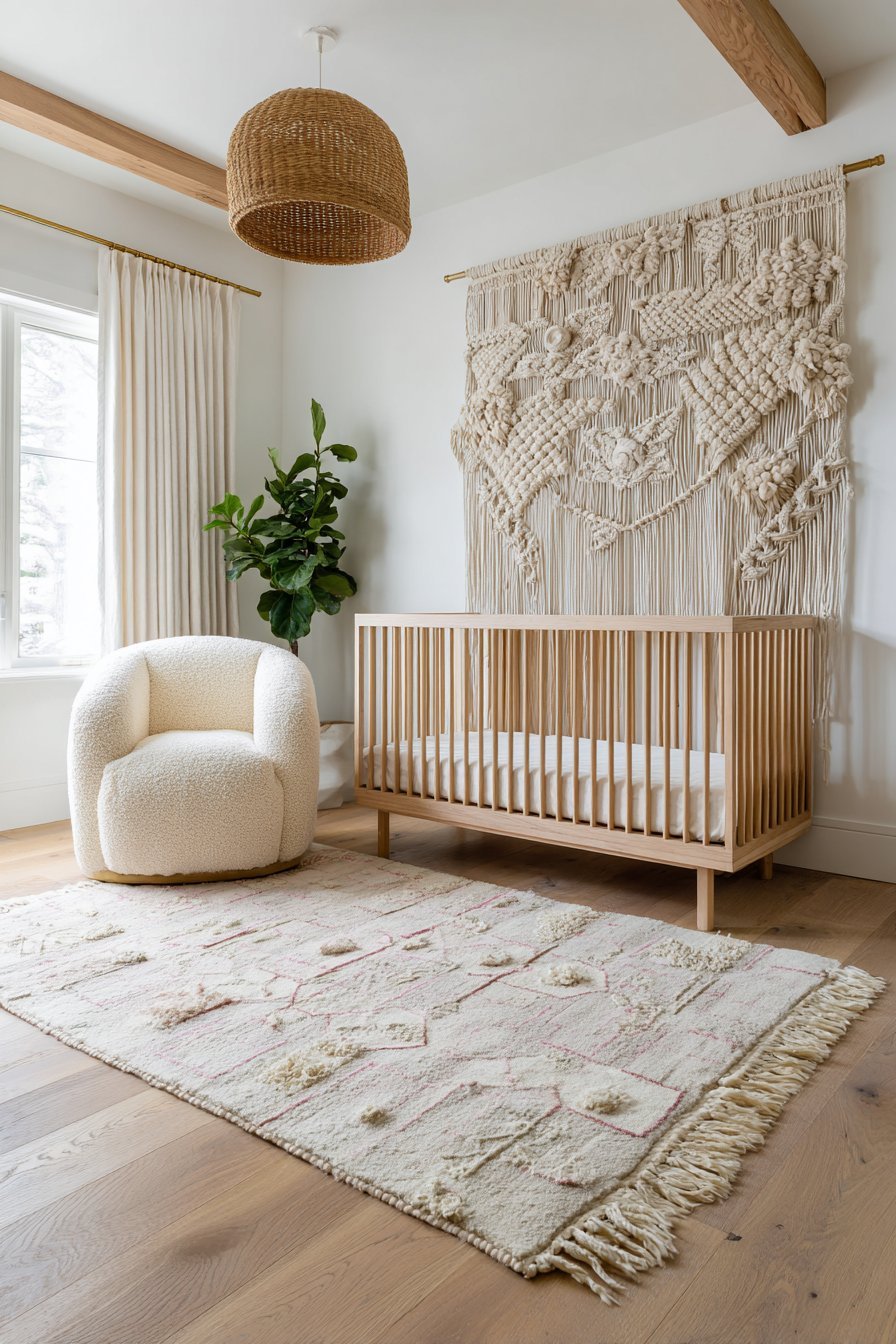 A Fabric Wall Hanging or Textile Focal Point