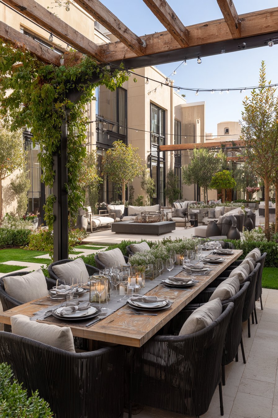 Outdoor Rooms with Defined Zones