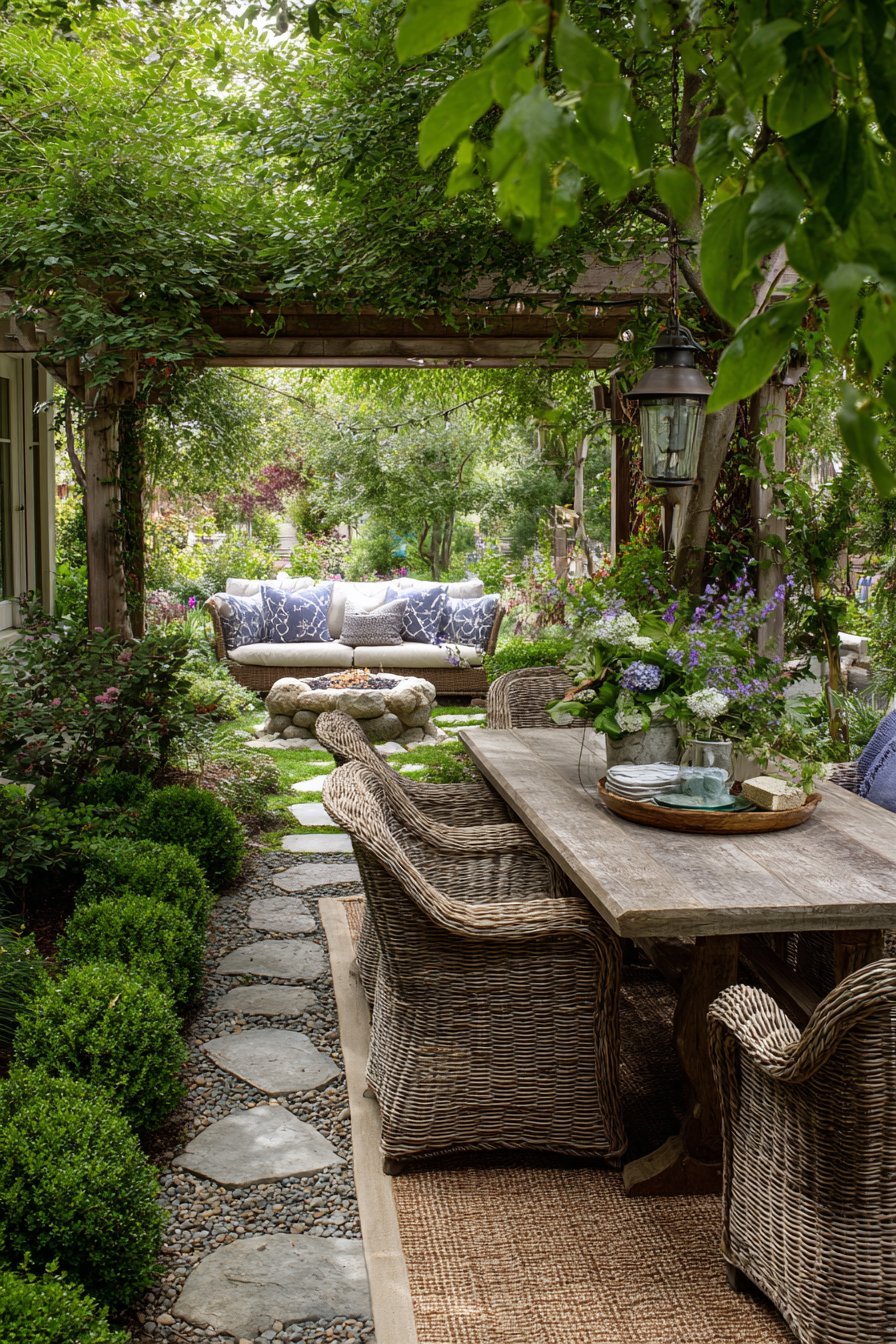 Outdoor Rooms with Defined Zones