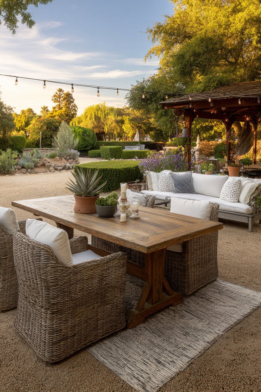Outdoor Rooms with Defined Zones