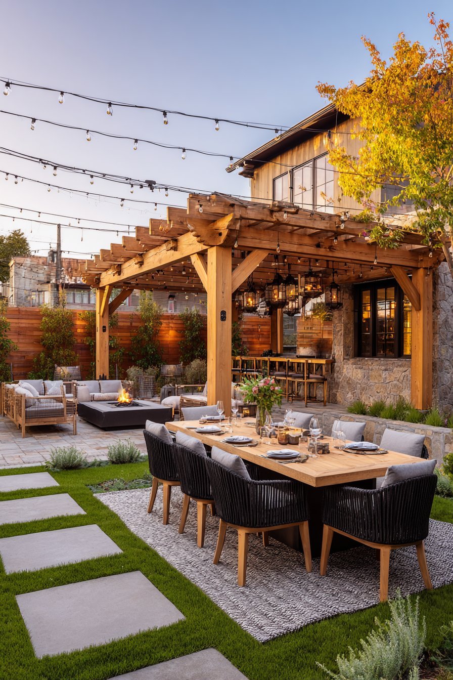 Outdoor Rooms with Defined Zones
