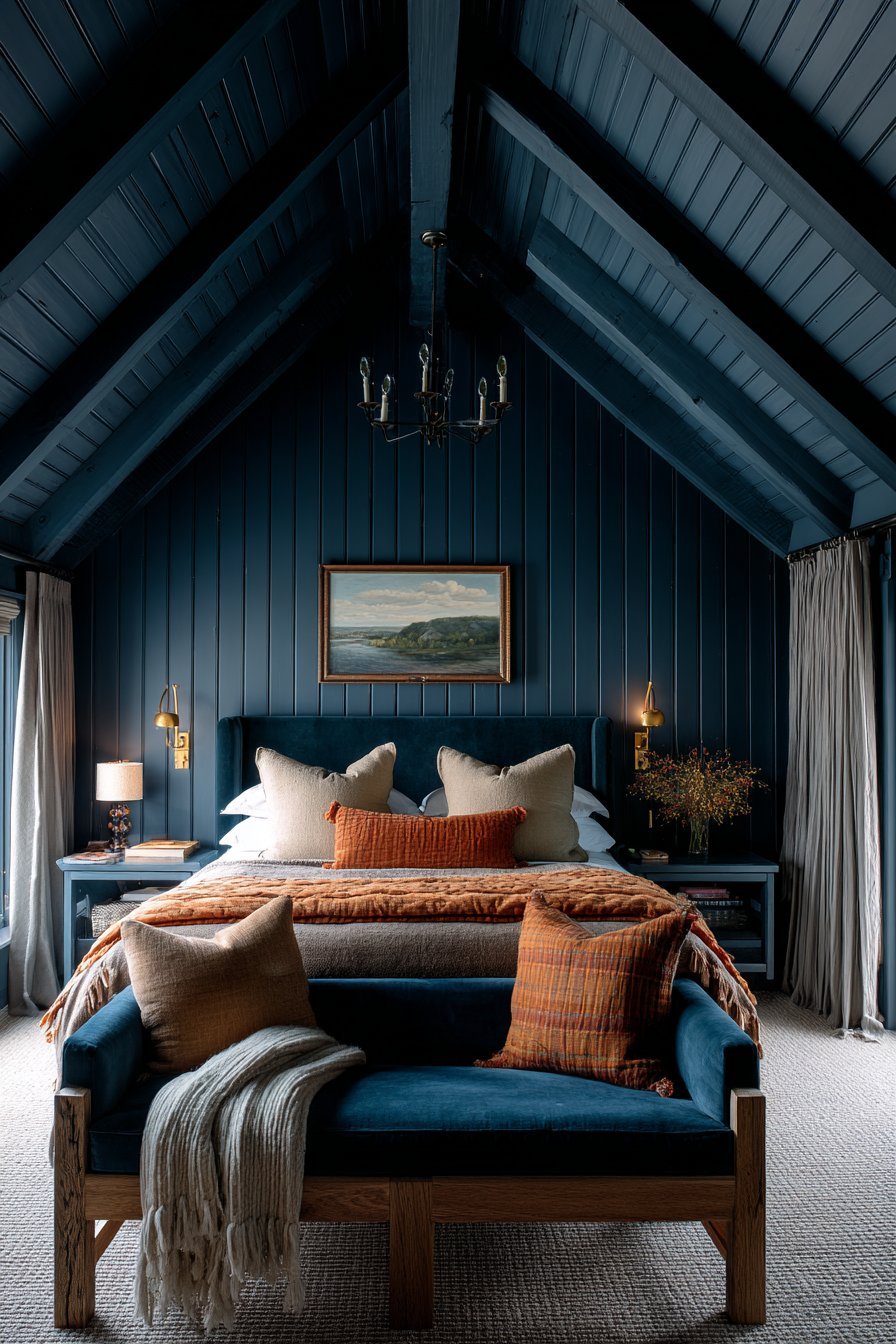 The Power of Blue in Color Drenching