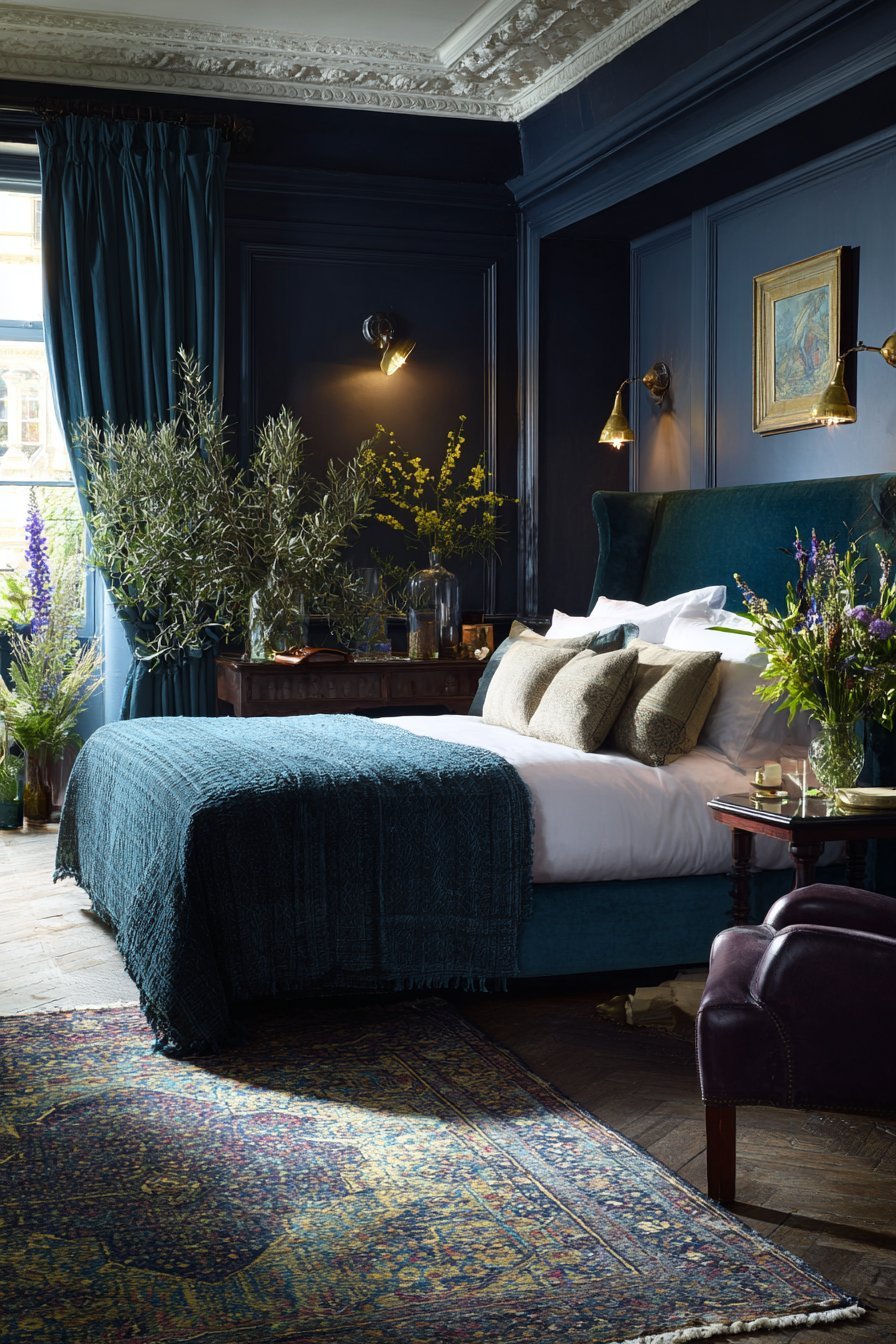 The Power of Blue in Color Drenching