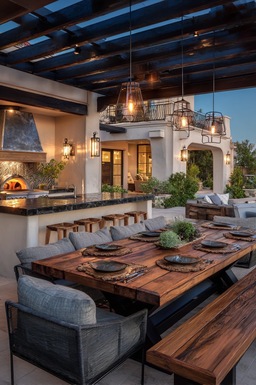 Elevated Outdoor Kitchens and Dining Experiences