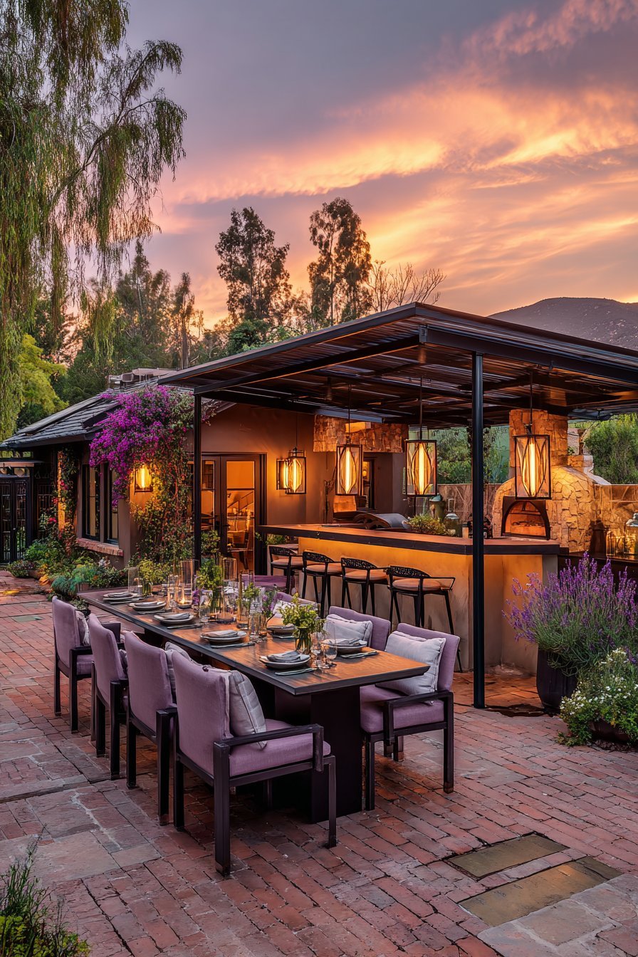 Elevated Outdoor Kitchens and Dining Experiences