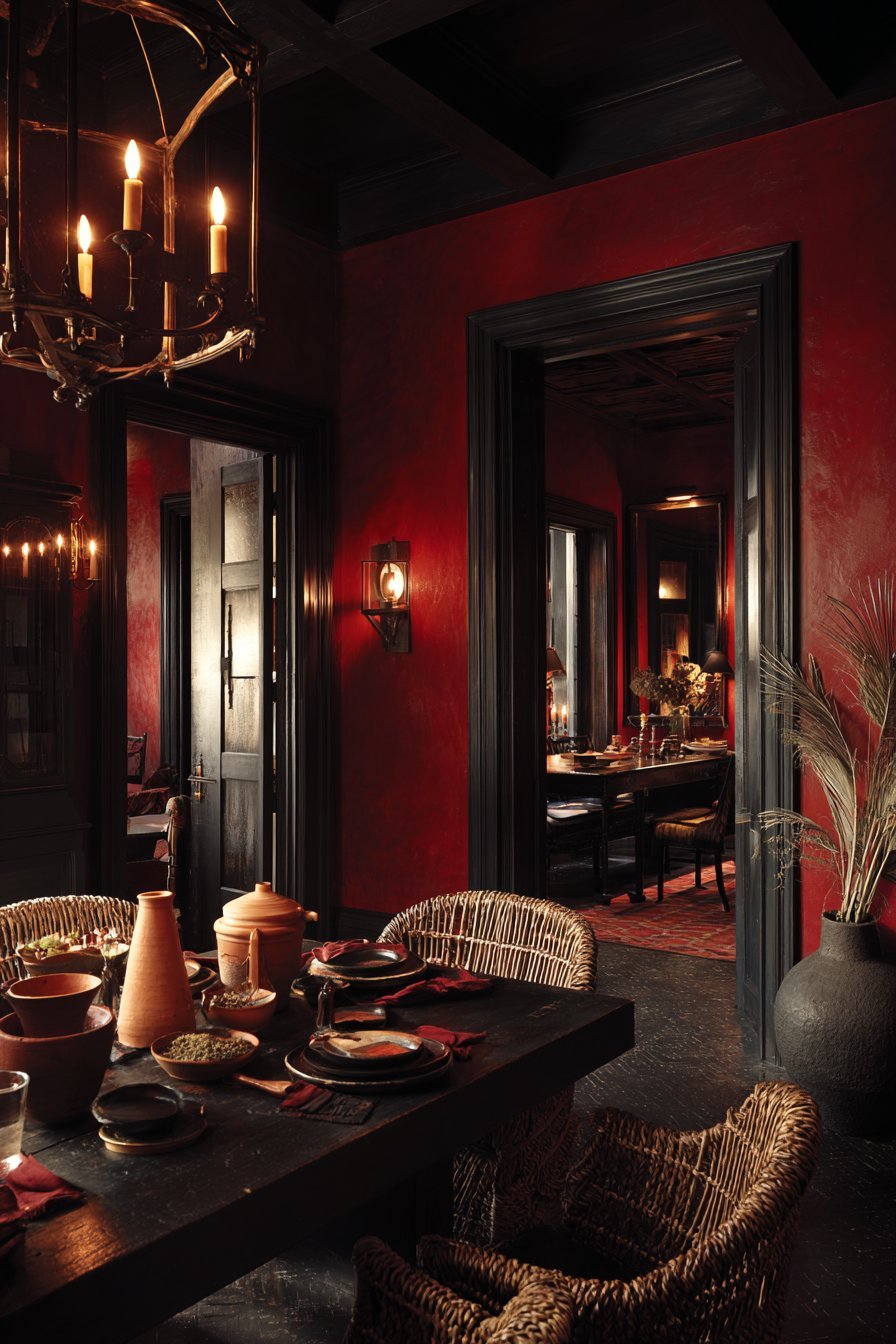  Red and Orange Drenching — Bold Emotional Statements