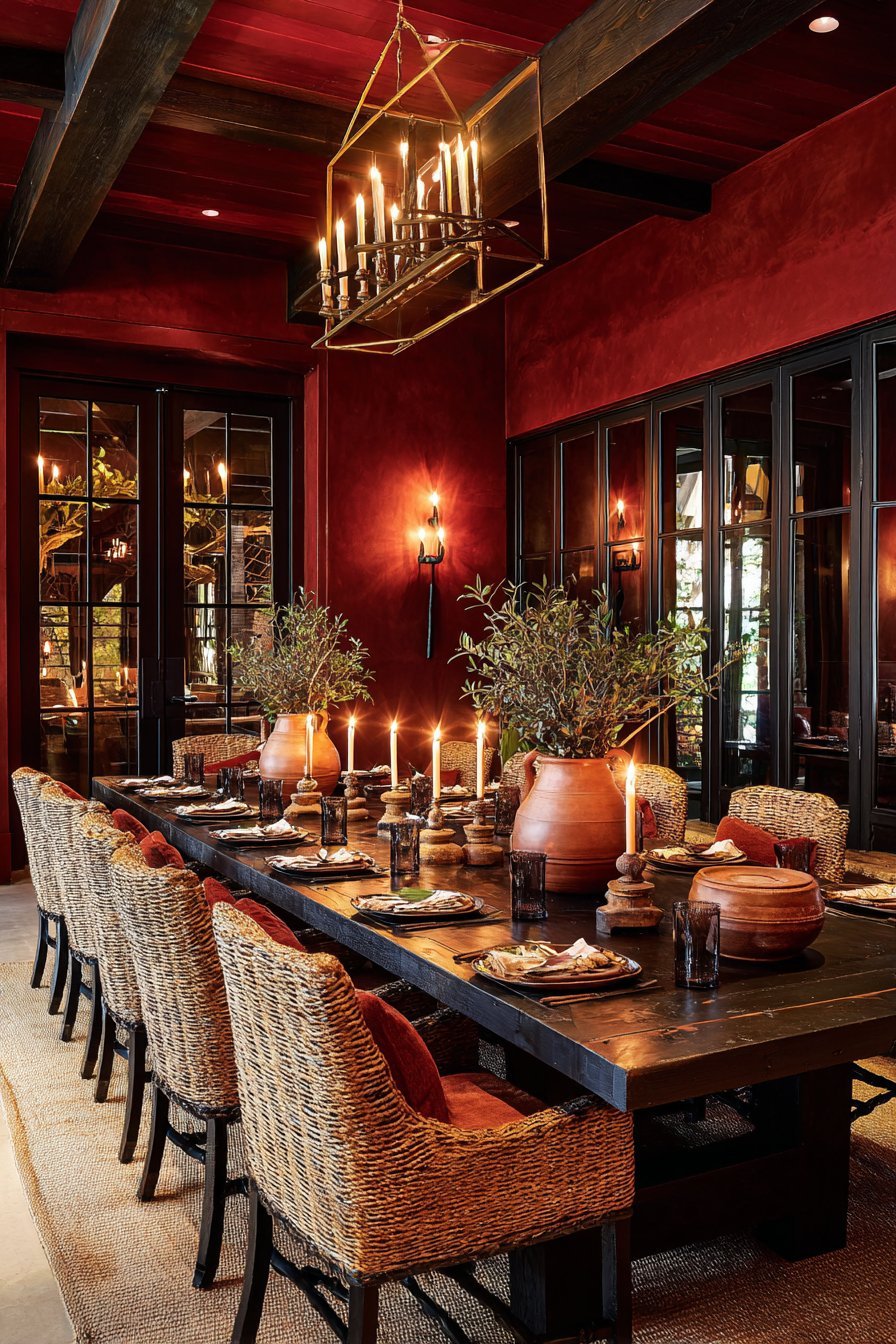  Red and Orange Drenching — Bold Emotional Statements