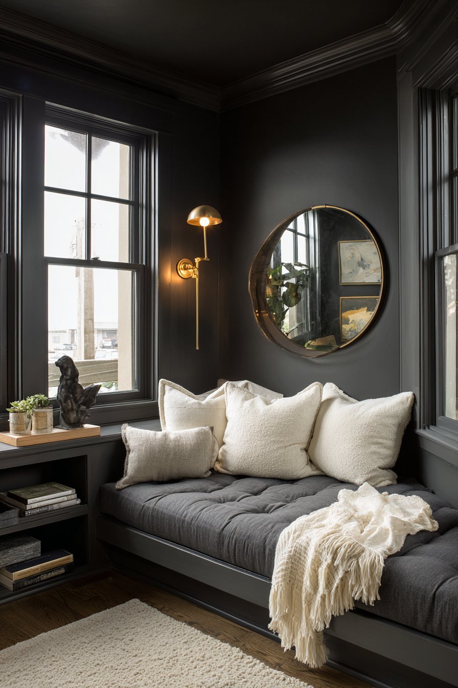 The Intimacy of Dark and Moody Color Drenching