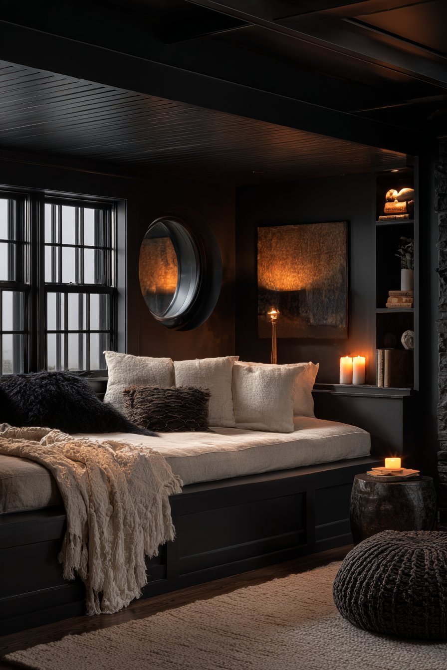 The Intimacy of Dark and Moody Color Drenching